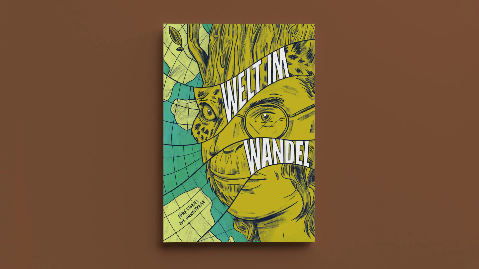 Doppelseite des Wissenschaftscomics der Young Academy for Sustainability