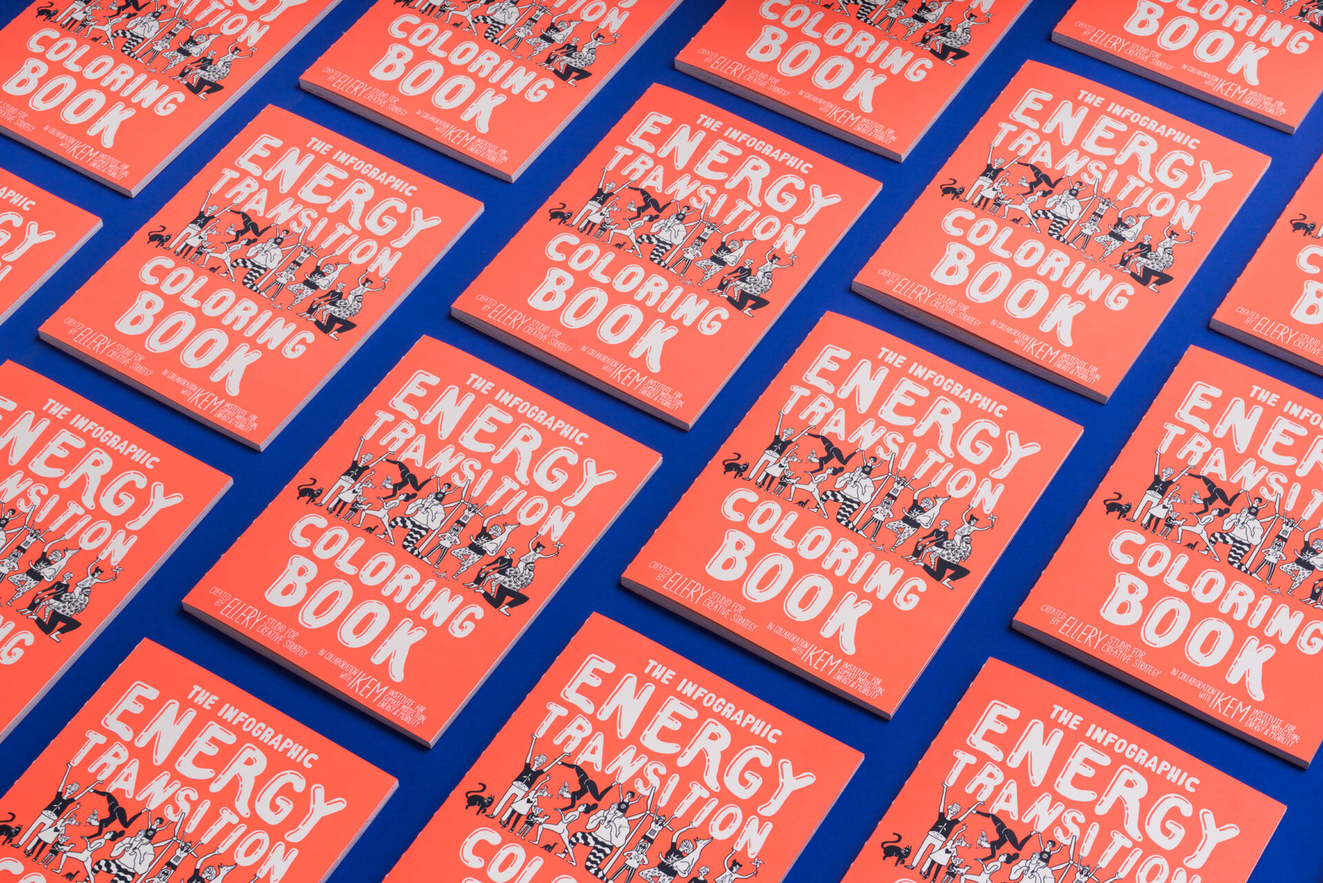 Open Infographic Energy Transition Coloring Book by Ellery Studio