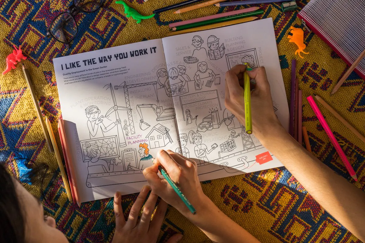 Coloring Book Infographic