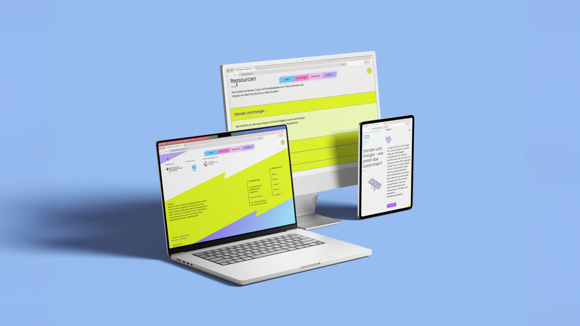 Mockup 06 – WECF's “Energie Revolte” project