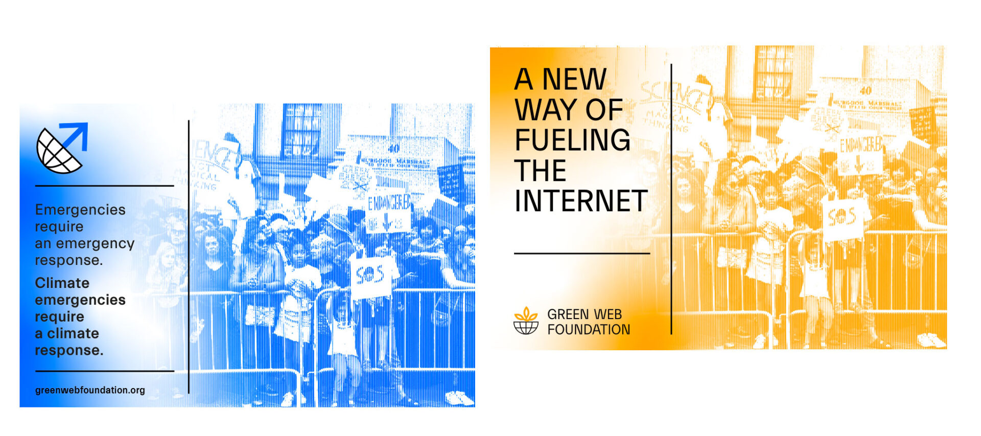 Visual from the corporate design 11 – Green Web Foundation