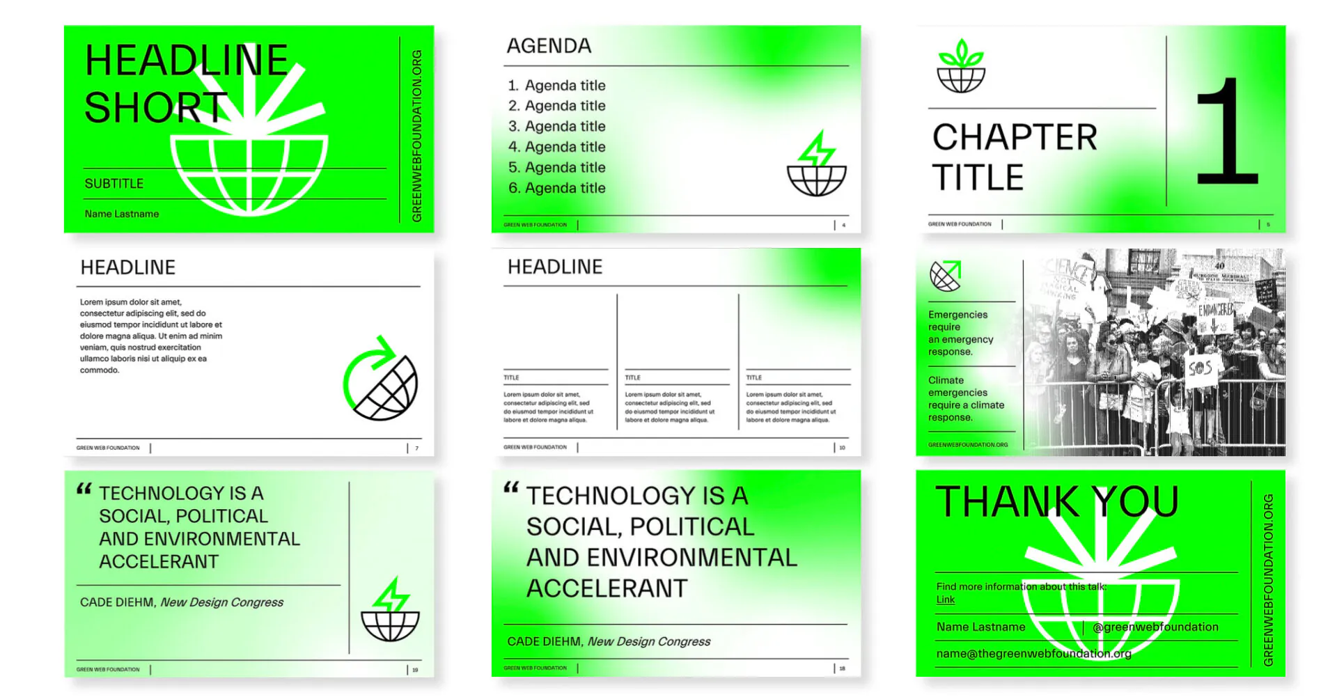 Motiv aus dem Corporate Design 6 – Green Web Foundation