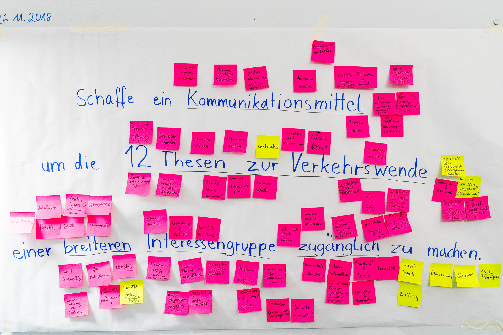 Workshop-Situation 99 – Agora Verkehrswende, Infographic Novel „Abgefahren!“